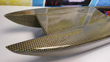 THE BEAST Twin Cat Hull and Hardware - Carbon/Kevlar