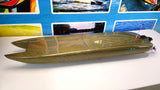 THE BEAST Twin Cat Hull and Hardware - Carbon/Kevlar