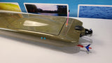 THE BEAST Twin Cat Hull and Hardware - Carbon/Kevlar