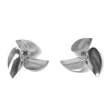 48mm 1.4 pitch 3 blade CNC Aluminum RC Boat Power Props (Pair) (LH/RH)