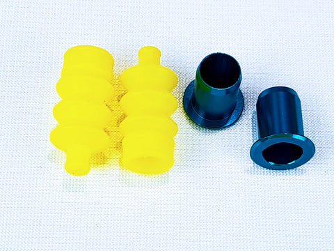 Steering rod boot with thru transom grommet rc boat (pair) Mini-Dom fits others