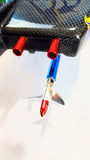 Rc boat Catamaran outdrives Oxi-Drive ball bearing Telescoping (pair) Blue, Gold, Silver, Red