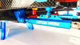 Rc boat Catamaran outdrives Oxi-Drive ball bearing Telescoping (pair) Blue, Gold, Silver, Red