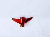 Rc Boat 3319 CNC propeller 33mm 1.9 pitch M4 threaded 7075 aluminum anodized Red Prop (LH)