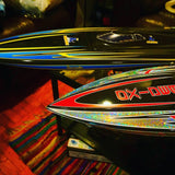 Rc Boat Graphics Dominator Mono No Bling