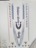 Rc Boat Graphics Dominator Mono No Bling