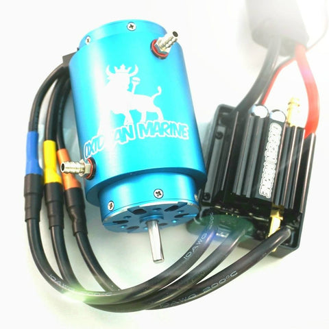 RC Boat 180amp Motor/ESC Combo Oxidean Marine/Hobbywing Seaking 2000kv 4082 6-pole