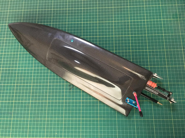 MINI DOM Carbon Fiber Self Righting Mono ARTR RC Boat Oxidean Marine
