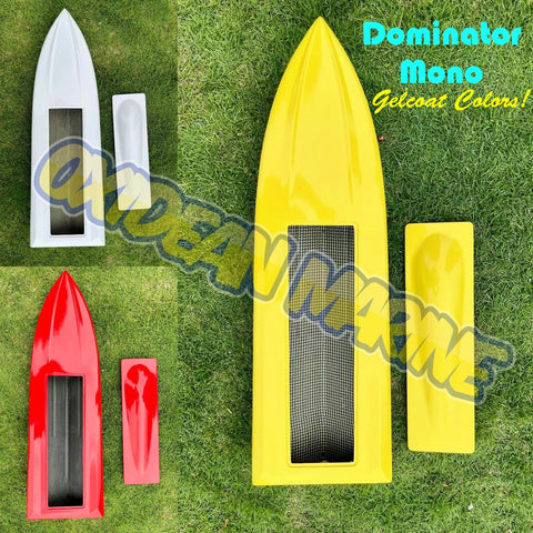 DOMINATOR Carbon/Kevlar Mono Hull ARTR RC Boat - Gelcoat