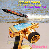 THE ANIMAL CAT II EQ Quasar Radio Equipped Twin Cat RTR RC Boat - Carbon/Kevlar