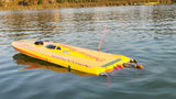 DOMINATOR Carbon/Kevlar Mono Hull ARTR RC Boat - Gelcoat