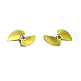 CNC Props 4519 45mm 1.9 Pitch 3/16 Bore Pair - BRASS (RH/LH)