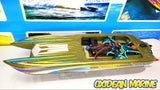 THE ANIMAL CAT II E Twin Cat ARTR RC Boat - Carbon/Kevlar