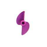Rc Boat 3519 CNC propeller 35mm 1.9 pitch M4 threaded 7075 aluminum anodized Purple Prop (LH)
