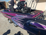Rc Boat Graphics Dominator Mono with bling