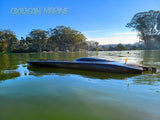 THE BEAST Twin Cat RTR RC Boat - Carbon Fiber